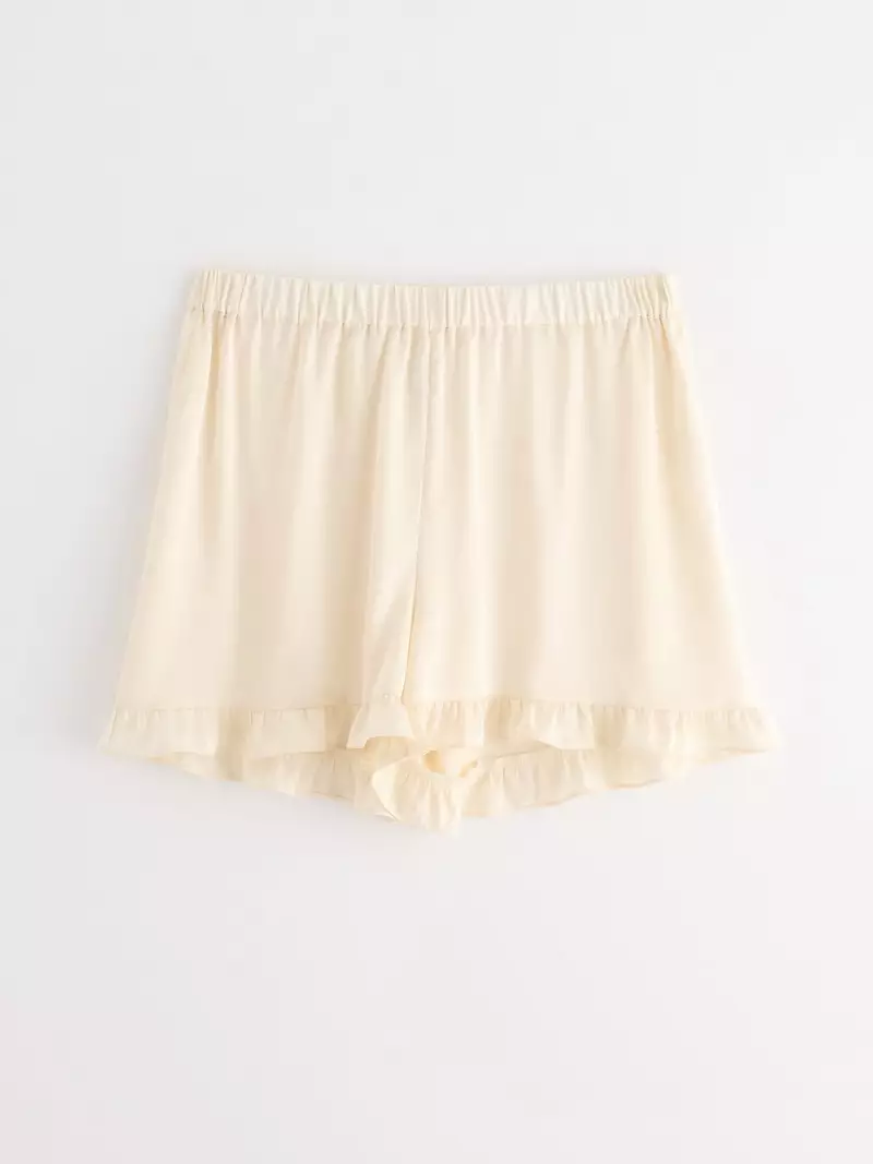 Pyjamasshorts i satin